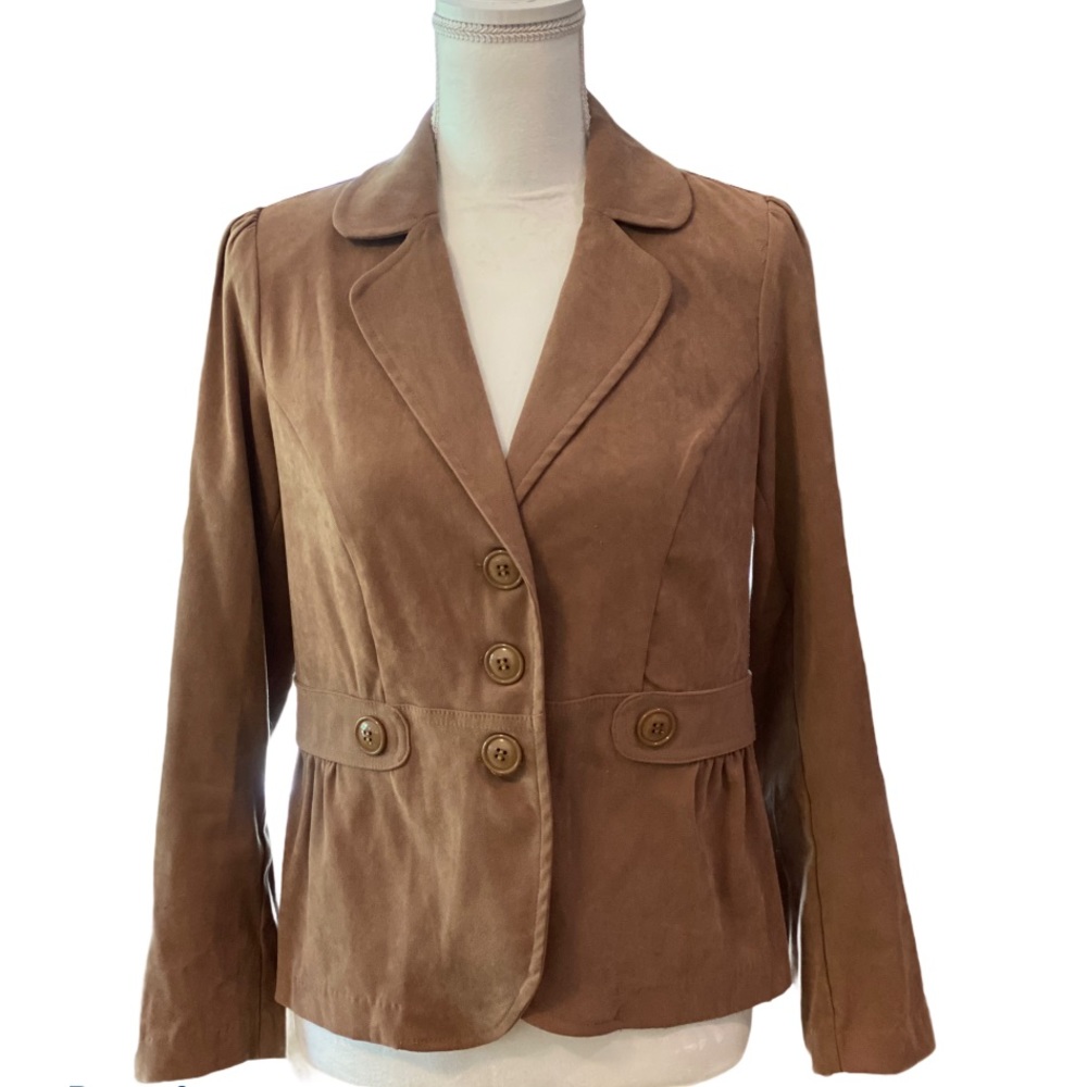 Notations Ladies Camel Color Blazer -A